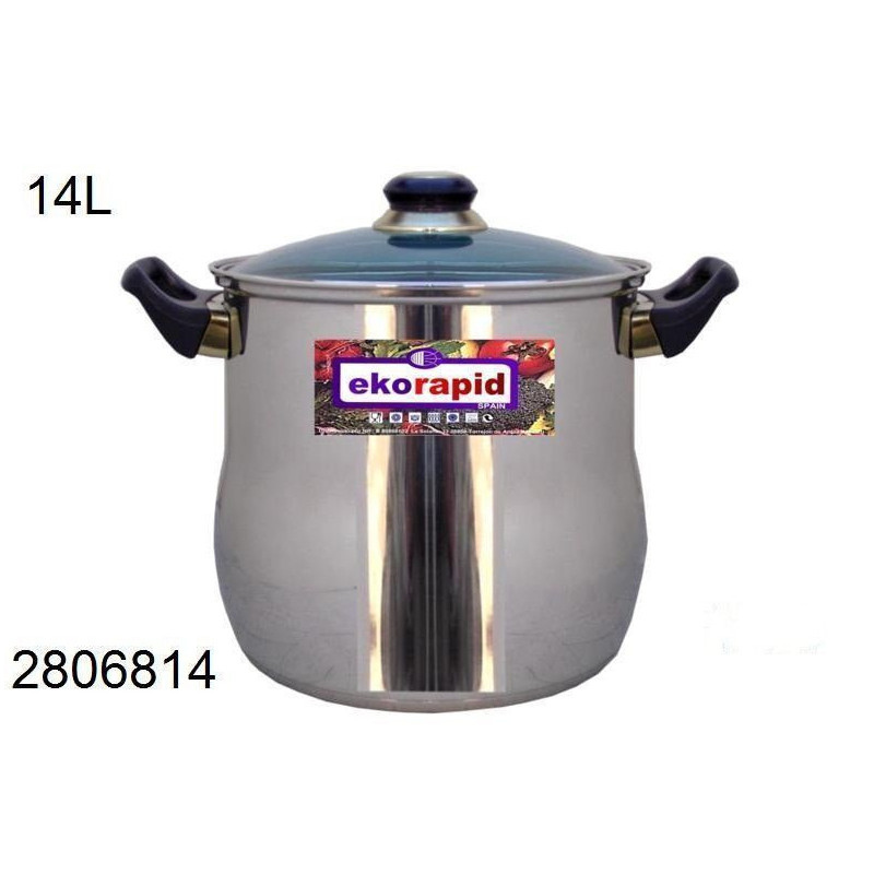 OLLA INOXIDABLE 12 LITROS