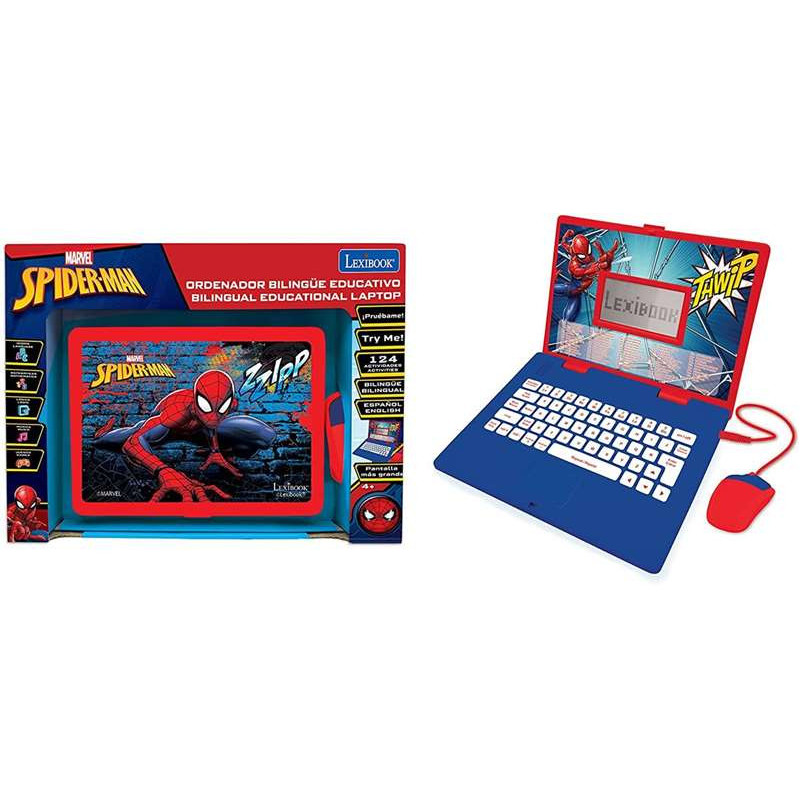 ORDENADOR SPIDERMAN 124 ACTIVIDADES