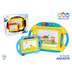 PIZARRA MAGNETICA CON MINI PIZARRA VARIOS COLORES