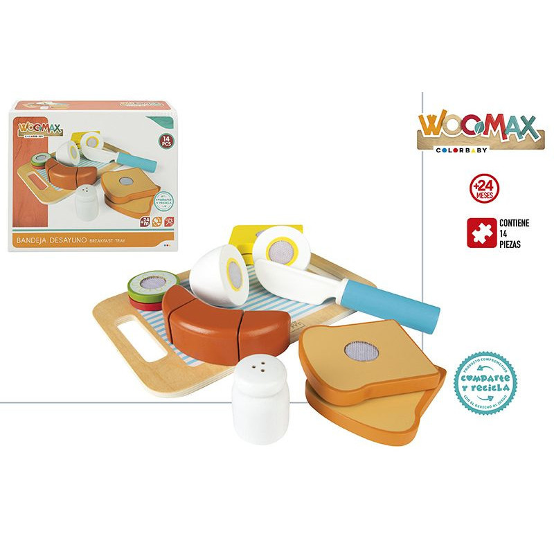 BANDEJA DESAYUNO WOOMAX MADERA