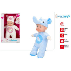 BEBE CB 32 CM BLANDITO CON MÚSICA