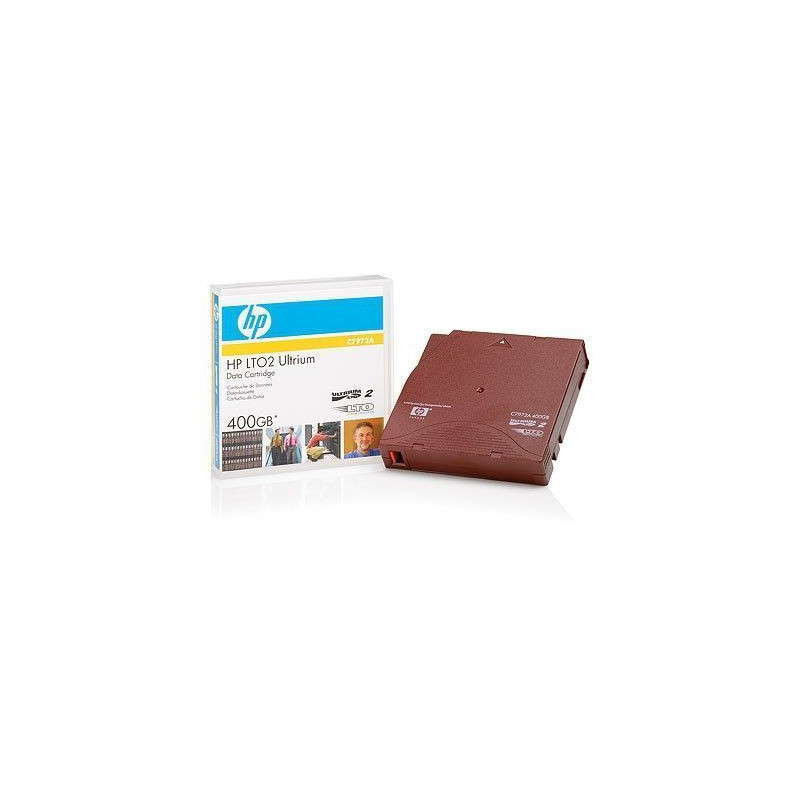 CARTUCHO HP C7972A LTO-2 UltrIum 400 GB DAtA CArtr