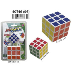 BLISTER CUBO ROMPECABEZAS MAGICO. SET 2 UNIDADES.