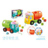 CAMION ARRASTRE Y ENCAJABLE CON ACCESORIOS LUCES Y