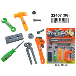 BLISTER CONJUNTO DE HERRAMIENTAS Y ACCESORIOS DE C