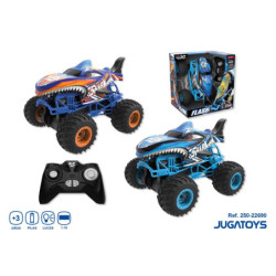 COCHE RC 1:16 TIBURON FLASH BATERIA LITIO Y LUCES