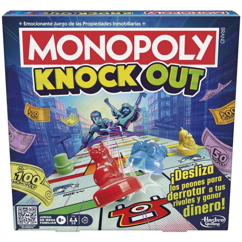 JUEGO HASBRO MONOPOLY KNOCKOUT