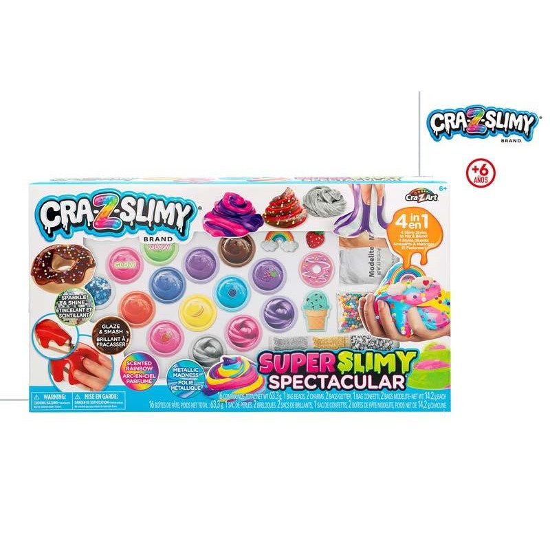 CRA-Z-SLIMY SUPER SLIMY ESPECTACULAR QUE BRILLA