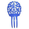 PEINETA PLASTICO AZUL AÑIL