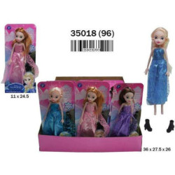 BLISTER MUÑECA PRINCESA