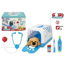 TRASPORTIN VETERINARIO PERRO CON ACCESORIOS