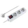 BASE 3 TOMAS EXTRASTAR CON INTERRUCTOR CABLE 1,5 M