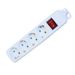 BASE 4 TOMAS CON INTERRUPTOR CABLE 1,5 M EXTRASTAR