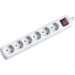 BASE 5 TOMAS EXTRASTAR CON INTERRUPTOR CABLE 1,5 M