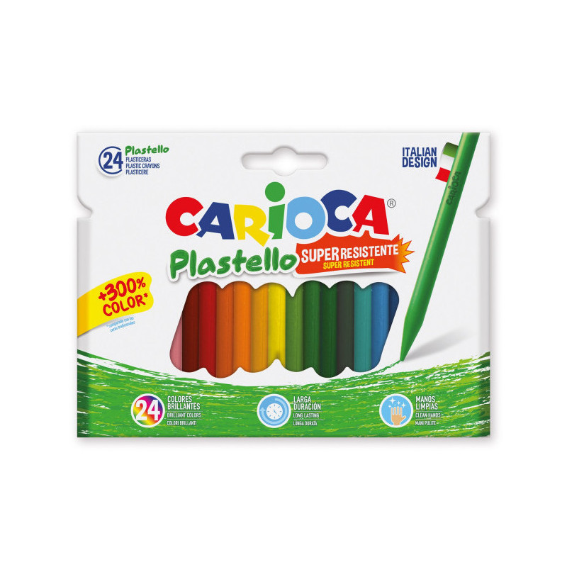 LAPICES DE CERA CARIOCA 24 UNIDADES