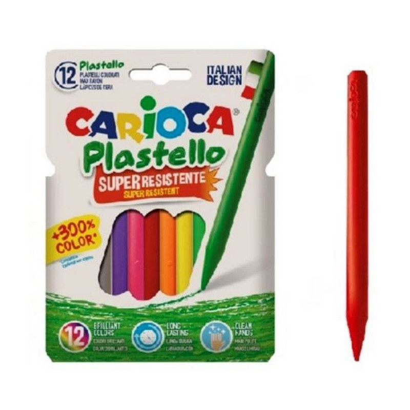 LAPICES DE CERA CARIOCA 12 UNIDADES