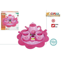 JUEGO DE TE MADERA WOOMAX