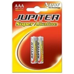 PILAS ALCALINAS JUPITER AAA R-03 BL 2 UNIDADES