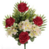 RAMO ENCARADO ROSA HORTENSIA  ROJO 7664