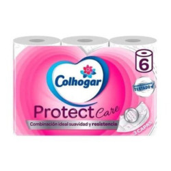 PAPEL HIGIENICO COLHOGAR TALCO 4+2 ROLLOS