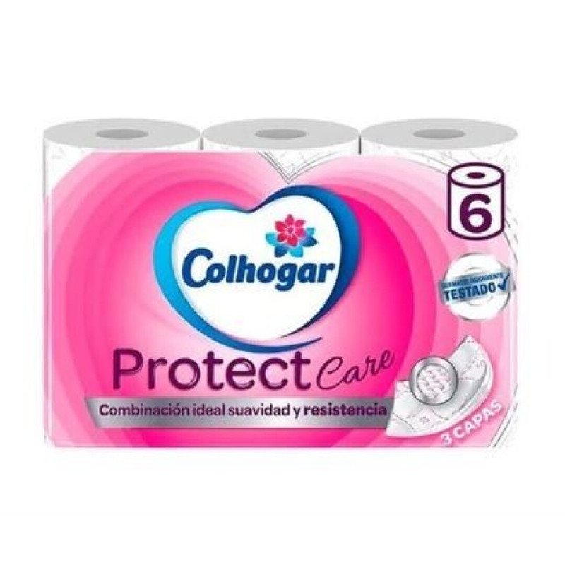 PAPEL HIGIENICO COLHOGAR TALCO 4+2 ROLLOS