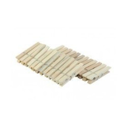 PINZAS ROPA MADERA LOTE 24 U