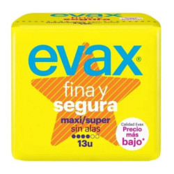 COMPRESAS EVAX SUPER SIN ALAS