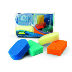 ESPONJAS SAYMA LOTE 4 UNIDADES