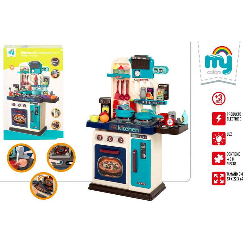 COCINA ELECTRICA MY HOME 53 PIEZAS 53x22x69 CM