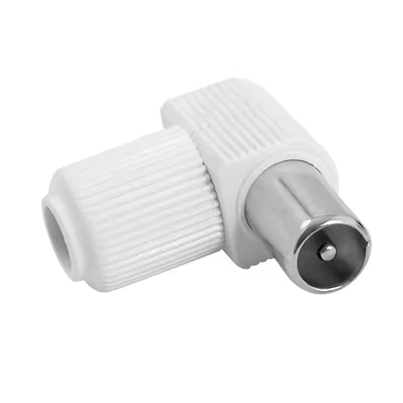CONECTOR ANTENA MACHO R/CODO 9.5MM