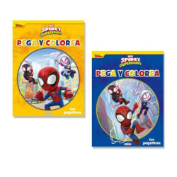 PEGA Y COLOREA SPIDEY Y SU SUPEREQUIPO