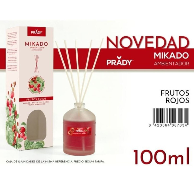 MIKADO PRADY FRUTOS ROJOS