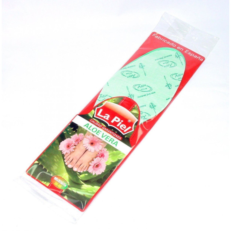 PLANTILLAS CALZADO LA PIEL ALOE VERA