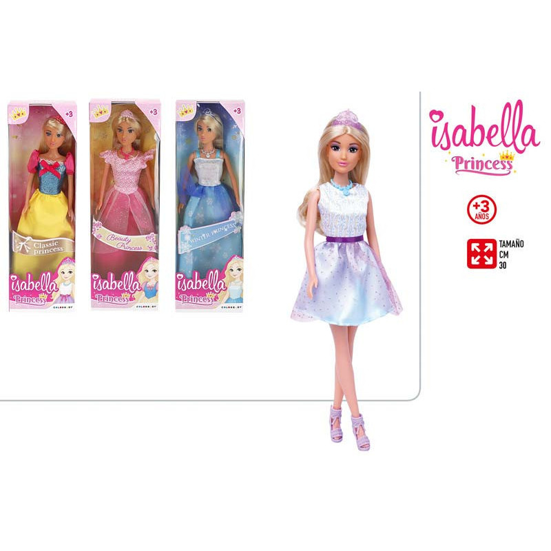 MUÑECA ISABELLA 30 CM PRINCESA