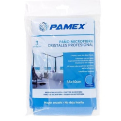 BAYETA CRISTALES PAMEX PROFESIONAL LOTE 3 UNIDADES