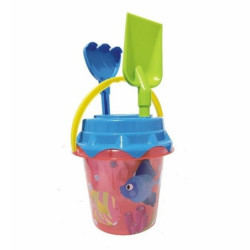 CUBO PLAYA TRANSPARENTE PECES