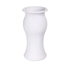 JARRON CERÁMICA BLANCO 15 CM