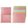 CARPETA PLASTICO PASTEL A4 SOLAPAS