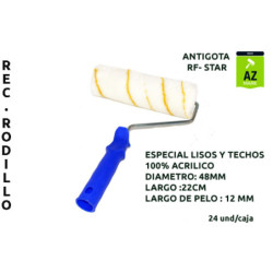 RODILLO ANTIGOTA AZMARK RF. ALBA 22 CM