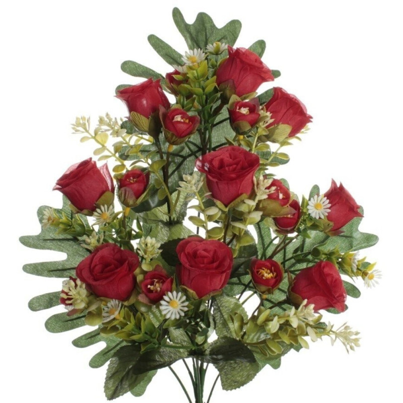 RAMO ENCARADO ROSAS MINI ROJO 5654