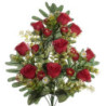 RAMO ENCARADO ROSAS MINI ROJO 5654
