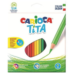 LAPIZ CARIOCA TITA HEXAGONAL 24 UNID