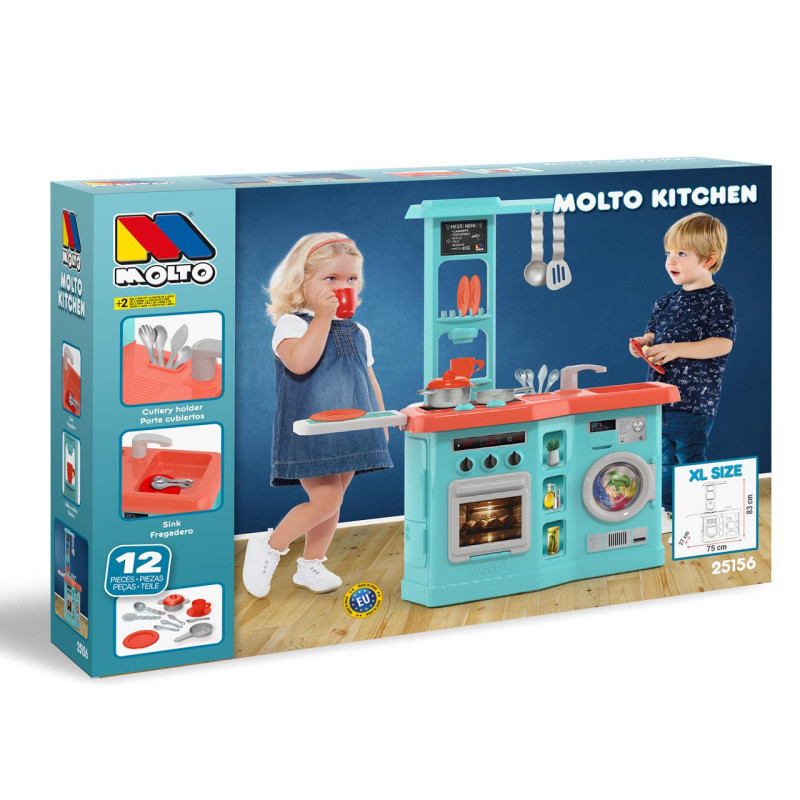 COCINA MOLTO 82 CM CON PLANCHADOR