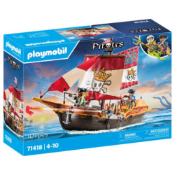 PLAYMOBIL PIRATES 71418 BARCO PIRATA