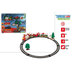 TREN ELECTRICO NAVIDAD SPEED&GO CON SONIDO