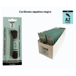 CORDONES ZAPATOS 90 CM REDONDOS NEGROS