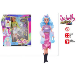 MUÑECA ISABELLA 30 CM CON ACCESORIOS