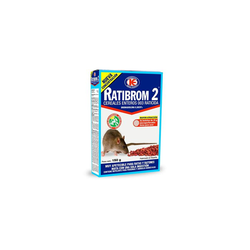 RATICIDA RATIBROM 2 CEREALES 150 G