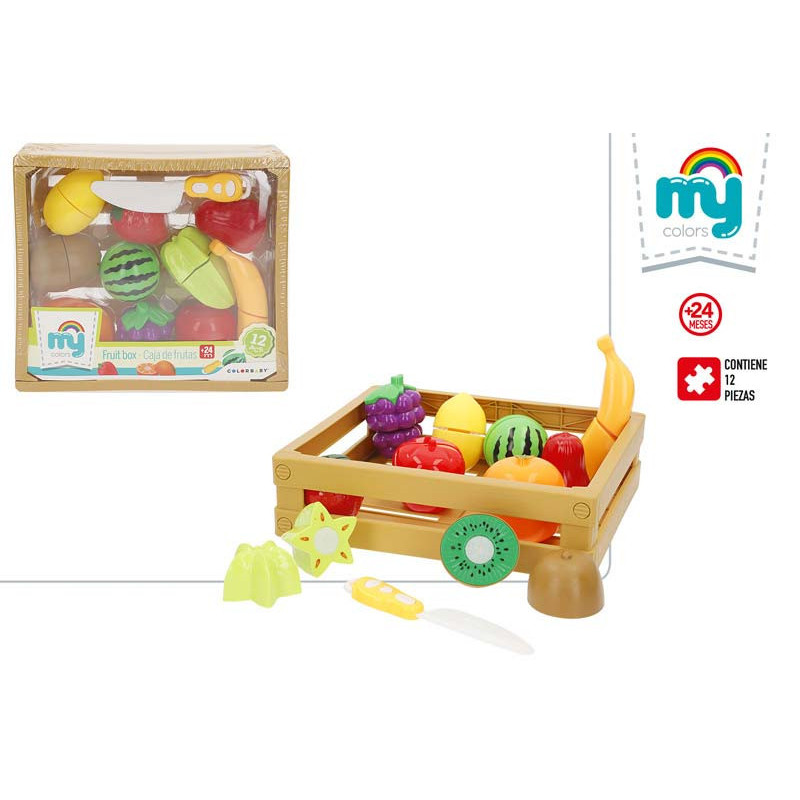 SET FRUTAS Y COMIDA MY HOME EN CAJA 12 PIEZAS