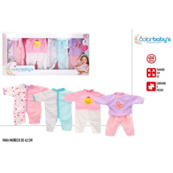 TRAJES BEBE CB 42 CM CAJA 4 UNIDADES
